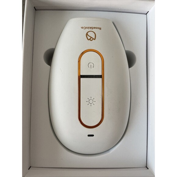 Rose Skin Co IPL Hair Removal Handset Lumi White / Gold Handheld Tested Works - Picture 2 of 12